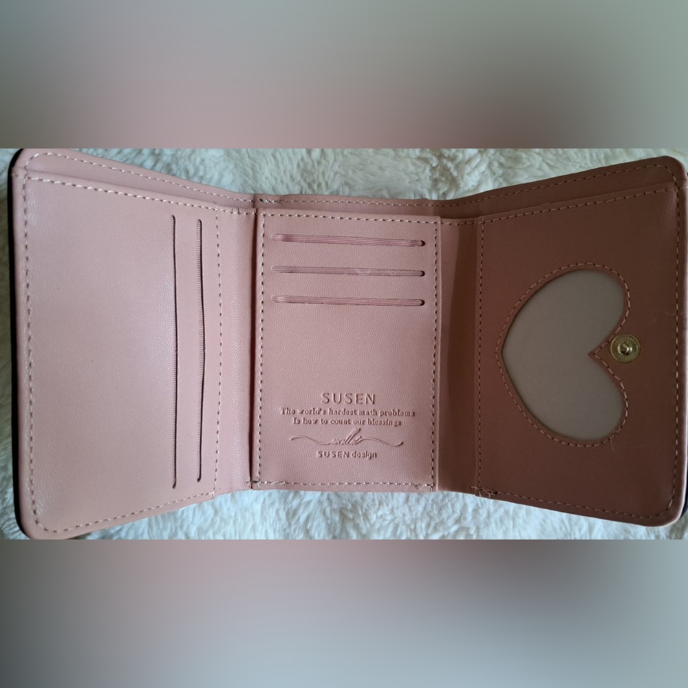 Susen Collection Design Black Pink Wallet